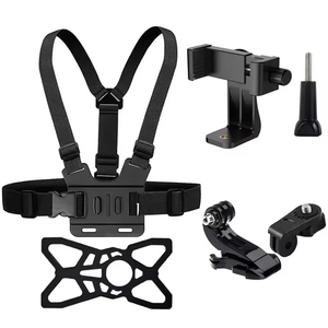 Kit de fixation pour téléphone portable sur harnais de poitrine pour GoPro <span class=keywords><strong>Hero</strong></span> 13 12 Insta360 X6 X5 X4 X3 Ace Pro2 DJI Osmo Action 6 5 <span class=keywords><strong>Pro</strong></span> 4 3 - Product Image 3