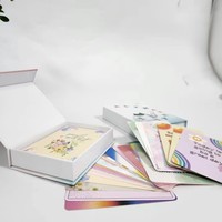 Carton et papier d'art imprimés personnalisés en gros jouant à l'impression offset de cartes de voeux de jeu