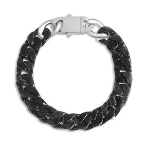 กำไลหยกแท้ธรรมชาติแบบ Cuban Chain สไตล์ฮิปฮอป  เทรนด์แฟชั่น  สายรัดข้อมือหยก  ขายส่ง GB10 - Product Image 3