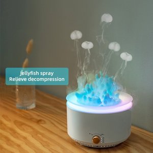 Diffuseur d'arômes 360 ml, 2 modes de pulvérisation, lumière LED à 7 couleurs dégradées, humidificateur à brume froide, machine d'aromathérapie de bureau - Product Image 4