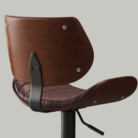 Sgabello da Bar di Lusso, Sedia da Pranzo, Arredamento per Bar, Tabureti da Bar, Mobili Commerciali Nordici, Sgabello da Bar Girevole Alto per Interni