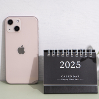 Kalender Meja Mini 2026 Seri Retro Solid untuk Kantor, 365 Hari, Dapat Disesuaikan, DIY, Portabel, Perencana Jadwal Harian, Catatan, Kalender 2025