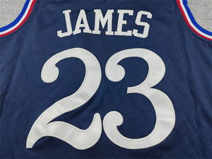 Bordado de Alta Calidad # Camiseta de <span class=keywords><strong>LeBron</strong></span> James #23 de Filadelfia - Product Image 5