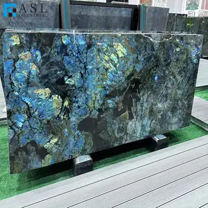 Factory Direct Popular Blue River Labradorite Granite Stone For Countertop