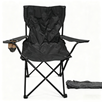 Chaise pliante inclinable moderne en acier et tissu Oxford - Pliable, portable, pour le camping, le jardin, la plage, le pique-nique, la pêche