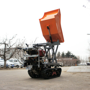SONGMAO Carriola <span class=keywords><strong>a</strong></span> Benzina da 300KG con <span class=keywords><strong>Cingoli</strong></span> per Calcestruzzo, Carriola Pesante per Edilizia - Product Image 3