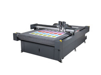 Máquina cortadora de doble cabezal para maquinaria de corte de plotter suave y adhesivo