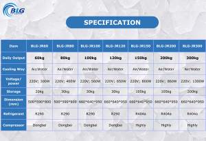 Blg 120kg/24 giờ nhà máy giá bán buôn <span class=keywords><strong>CE</strong></span> thương mại Nugget Máy Làm Đá nhai Máy làm đá dạng hạt để bán - Product Image 4