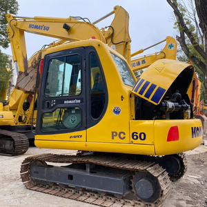 Sử dụng KOMATSU <span class=keywords><strong>PC60</strong></span>-<span class=keywords><strong>7</strong></span> bánh xích máy xúc 95% New Nhật bản gốc 6ton 2023 mô hình động cơ bơm hộp số PLC 0.32m xô cho & Video - Product Image 1