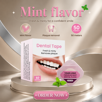 Hilo Dental Super Floss Personalizado de Alta Calidad, Varios Sabores, Material de Nylon/PTFE para Cuidado Bucal y Limpieza Dental