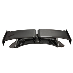 Parachoques trasero de fibra de carbono seca estilo Tehart de doble capa para Porsche 911 Carrera 992 2020- Accesorio de fibra de carbono con ajuste preciso 1:1 - Product Image 1