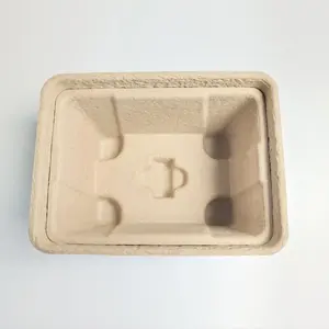 Contenitore per imballaggio in polpa modellata in scatola di carta riciclata ecologica C