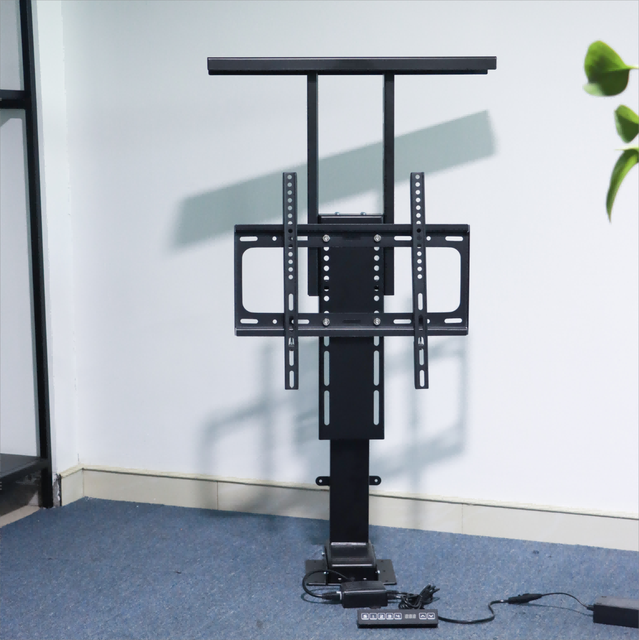 32"to 70" TV Mount Motorized Under Bed TV Lifting Stand Height Adjustable Mechanism Motorized TV Bracket
