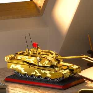 NOUVEAU Modèle de char 99A 461 pièces Série d'armes Overlord Jouets de construction intelligents pour garçons - Product Image 5