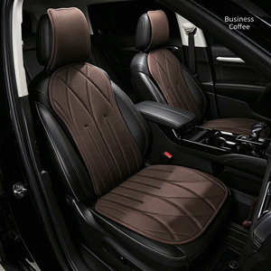 Housse de siège de <span class=keywords><strong>voiture</strong></span> respirante en fibre de charbon de bambou, kit trois pièces, protection confortable pour siège, tapis pour toutes les saisons, intérieur de véhicule - Product Image 1