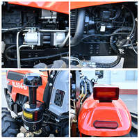 Mini tracteur de haute qualité, moteur diesel, grand tracteur, agriculture, robuste, compact, 4x4, petites machines agricoles pour la ferme