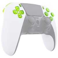 Pour les boutons transparents du contrôleur PS5 Edge, les touches de remplacement vertes claires pour le kit de mod personnalisé