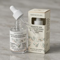 Sérum Probiotique Fermenté Adoucissant pour Cuticules PHA AHA, Essence Fortifiante pour Ongles, Soin Lissant et Éclaircissant pour la Beauté des Ongles