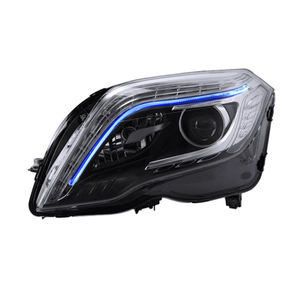 Conjunto de Faros LED para <span class=keywords><strong>Mercedes</strong></span>-Benz GLK 2013-2015, Actualización con DRL y Señal de Giro, Oferta Especial - Product Image 1