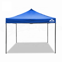DF bannière Gazebo 10ft Auvent Pop Up Tente Pliable Tente Rétractable Logo Personnalisé Imprimé 3x3 3x4.5 Tentes Pliables Extérieures