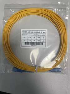 <span class=keywords><strong>10m</strong></span> 20m 30m 50m FTTH Cordon de raccordement à <span class=keywords><strong>fibre</strong></span> <span class=keywords><strong>optique</strong></span> en mode Simplex extérieur SC APC Câble de dérivation monomode noir - Product Image 6