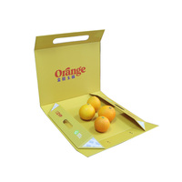 Boîte d'emballage en papier pliable de haute qualité personnalisée en usine, boîte cadeau pour fruits avec logo imprimé