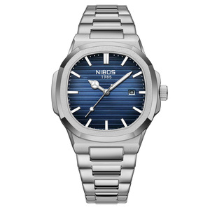High-End Luxury Men's <b>Top</b>-Grade Quartz Watch Premium Stainless Steel Strap Sapphire <b>Crystal</b> Waterproof Luminous Timepiece - Product Image 5
