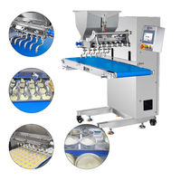 Déposant à plusieurs pistons Applicable aux gâteaux, au pain, aux desserts à la mousse, aux choux et à d'autres produits pour le remplissage quantitatif