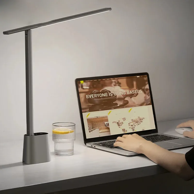 Hot Sale Smart Adaptive Brightness Eye-Care Study Office Folding Bedside Read Night Lights Battery Modern Nordic Table Lamp
