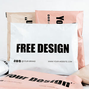 Sac d'expédition personnalisé RUIQI, sac postal en polyéthylène auto-adhésif, sac d'emballage jetable pour boutique en ligne, scellé destructible - Product Image 1