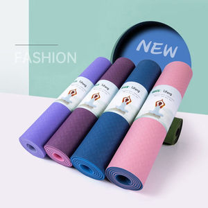 Tapete <span class=keywords><strong>de</strong></span> <span class=keywords><strong>Yoga</strong></span> y Pilates Personalizado <span class=keywords><strong>de</strong></span> Doble Capa Antideslizante <span class=keywords><strong>de</strong></span> TPE, Fabricación <span class=keywords><strong>de</strong></span> Tapetes Deportivos y <span class=keywords><strong>de</strong></span> Fitness Resistentes a Desgarros para Exteriores - Product Image 3