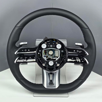 Volant en cuir de style sportif pour Mercedes-Benz GLC GLE W205 W213 W222 W210 W204 W205 W176 GLK AMG 809