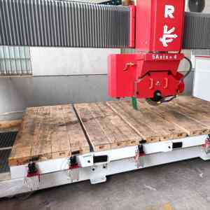 Hizar 5 trục cầu cắt Saw hqq5 + 4 trục đá khắc CNC Router đá Máy - Product Image 5