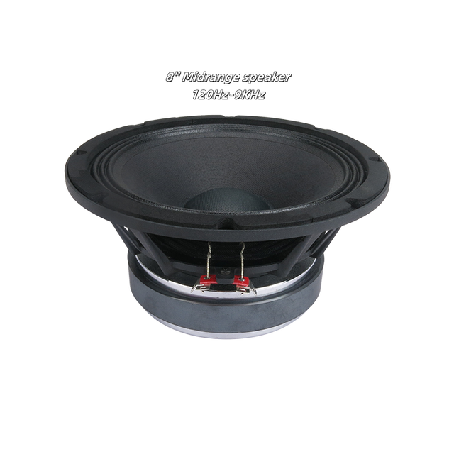 Good Reputation 8 Inch Midrange Speaker for Car Aluminium Basket 97dB SPL Auto Audio 120Hz-9KHz Frequncy Excellent Sound Quality