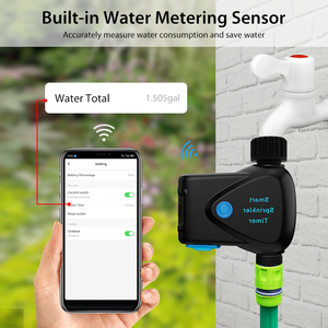 Controlador de Riego Inteligente WiFi TYSH Tuya con Control Remoto por Aplicación, Temporizador para Sistema de Riego por Goteo de Jardín, Compatible con <span class=keywords><strong>Alexa</strong></span> - Product Image 4