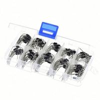 Kit assorti de diodes redresseuses, 10 valeurs, 100 pièces, 1N4001, 1N4002, 1N4003, 1N4004, 1N4005, 1N4006, 1N4007, 1N5817, 1N5818, 1N5819, avec boîte