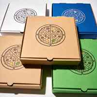 Boîte à pizza personnalisée avec tiroir coulissant, emballage rectangulaire pour pâtes et pizzas individuelles, mini-conteneur en carton pour pizza