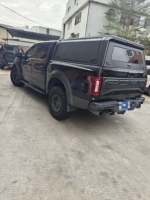 Toit rigide en aluminium imperméable 4x4 tout-terrain pour pick-up, avec marchepieds latéraux pour Ford F-250 F150 6.8ft 5ft