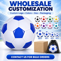 Ballon de football en PVC personnalisé Kata, taille 5, cousu à la machine, vente en gros pour les clubs, cadeau promotionnel marketing