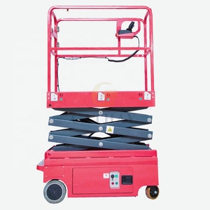 Minielevador de tijera con batería pequeño eléctrico hidráulico de capacidad para <span class=keywords><strong>alquiler</strong></span> de construcción - Product Image 5
