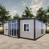 Maison préfabriquée en panneaux sandwich en acier, maison miniature de luxe, villa moderne extensible, écologique, durable, appartement, chambre à coucher