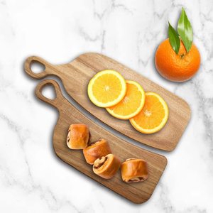 <b>Wooden</b> Cutting Board 9x12.3in Handle Kitchen Chopping <b>Block</b> Solid Wood Rectangle Shape - Product Image 2