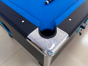 Commercial American <strong>Pool</strong> <strong>Table</strong> for Adults Coin-Operated with Standard Indoor Automatic <strong>Ball</strong> <strong>Return</strong> Rubber Cushion Rail - Product Image 4