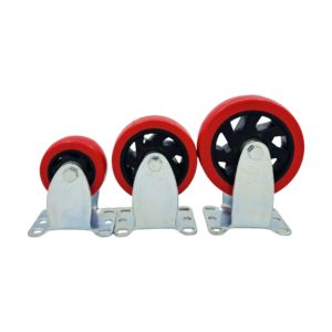 Herstellerangebot: Schwerlast-Kunststoff-Schwenkrolle 4 Zoll <span class=keywords><strong>100mm</strong></span> Rad mit Oberplatte und Bremse - Product Image 5