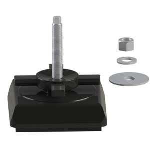 Pieds réglables Misumi RQEV 10 mm en acier au carbone Q215 nickelé, pièce de rechange robuste pour amortisseur - Product Image 2