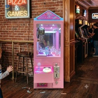 Machine à griffes de style célébrité internet pour toit de restaurant, colorée, à monnayeur, distributeur de prix, pour attraper des peluches, petite machine à griffes