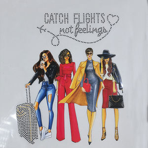 DTFプレス準備完了シャツ生地カスタムアフロガールデザインヒートプレスステッカー転写熱転写印刷 - Product Image 5