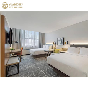 Juego de Muebles de <span class=keywords><strong>Hotel</strong></span> Crown <span class=keywords><strong>Plaza</strong></span> IHG de 5 Estrellas, Madera de Roble Europeo Sólido, Ecológico, para Habitaciones, Baños, Apartamentos, Proyectos Comerciales, Venta al Por Mayor - Product Image 4