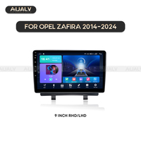 Nouveau modèle 9 pouces cadre de voiture fascia pour OPEL zafira 2014-2024 Matten noir avec câble Canbus boîte décodeur tête unité panneau Kit