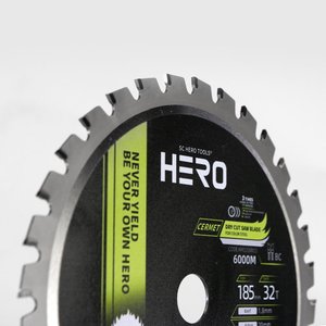 HERO 6000 185mm 7.3in 32t Metal <strong>Cutting</strong> Cermet Circle <strong>Blade</strong> - Product Image 6
